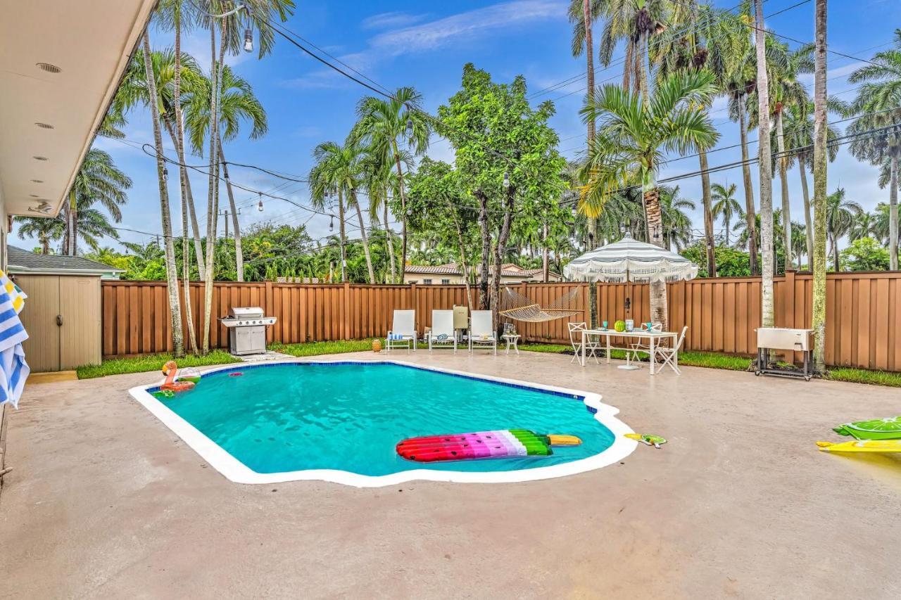 Tropical Oasis With Pool 10 Mins Airport & 5 Mins Beach Голлівуд Екстер'єр фото