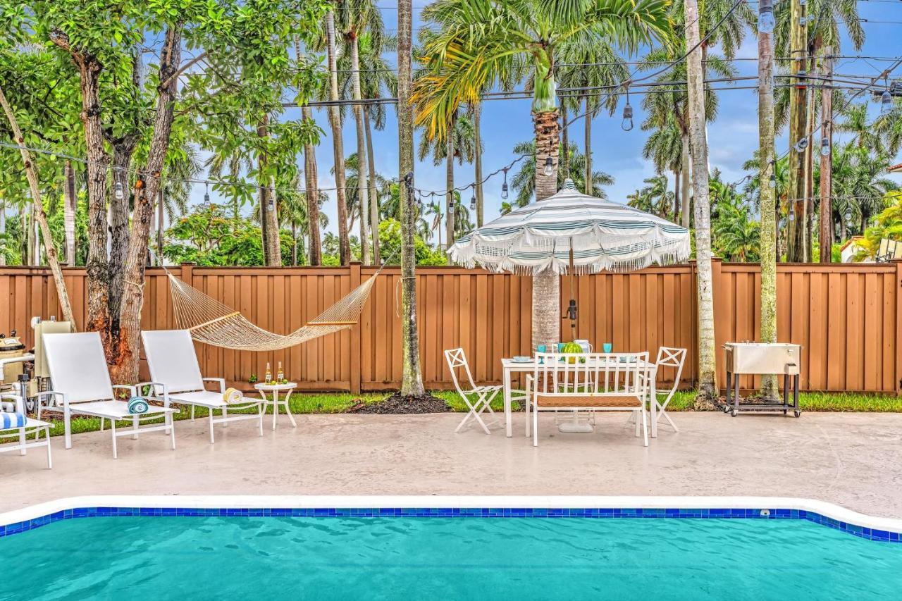 Tropical Oasis With Pool 10 Mins Airport & 5 Mins Beach Голлівуд Екстер'єр фото