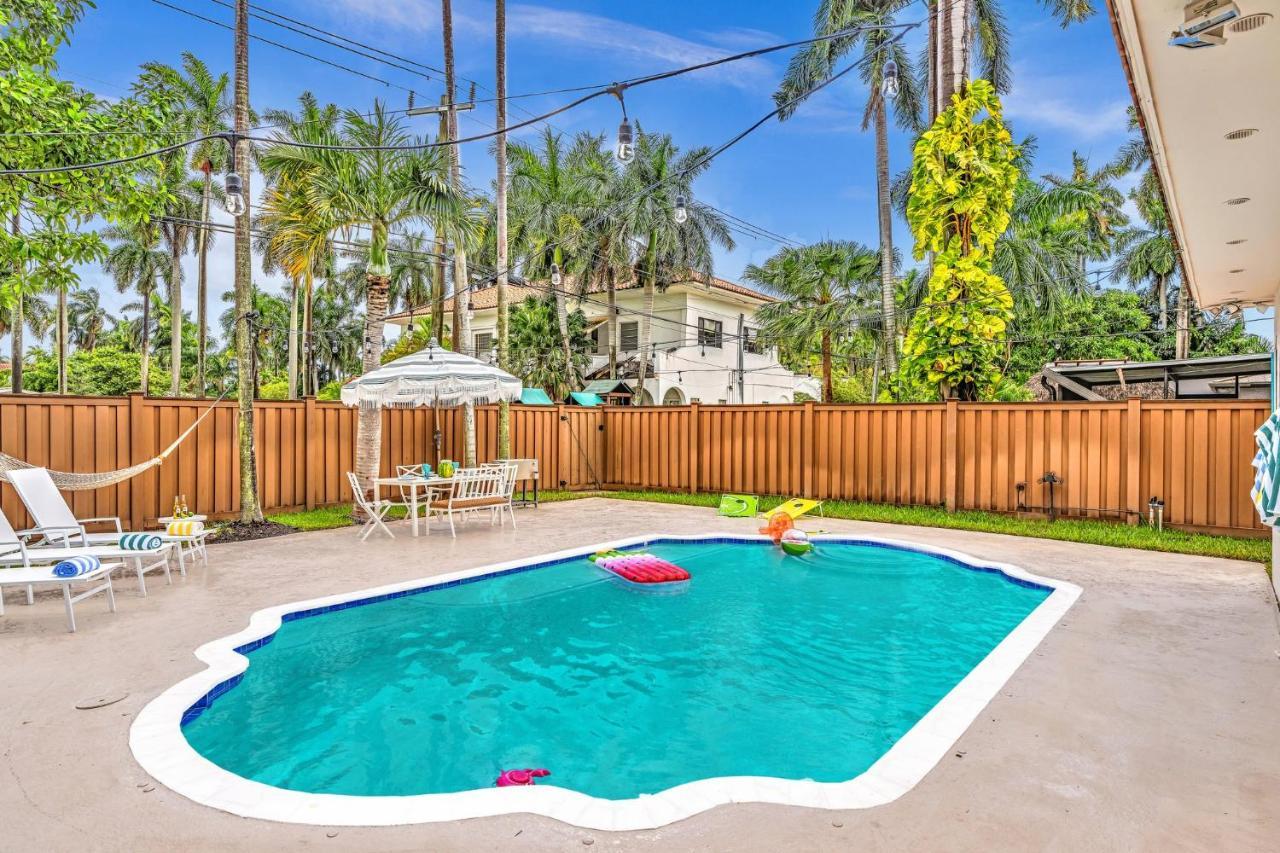 Tropical Oasis With Pool 10 Mins Airport & 5 Mins Beach Голлівуд Екстер'єр фото