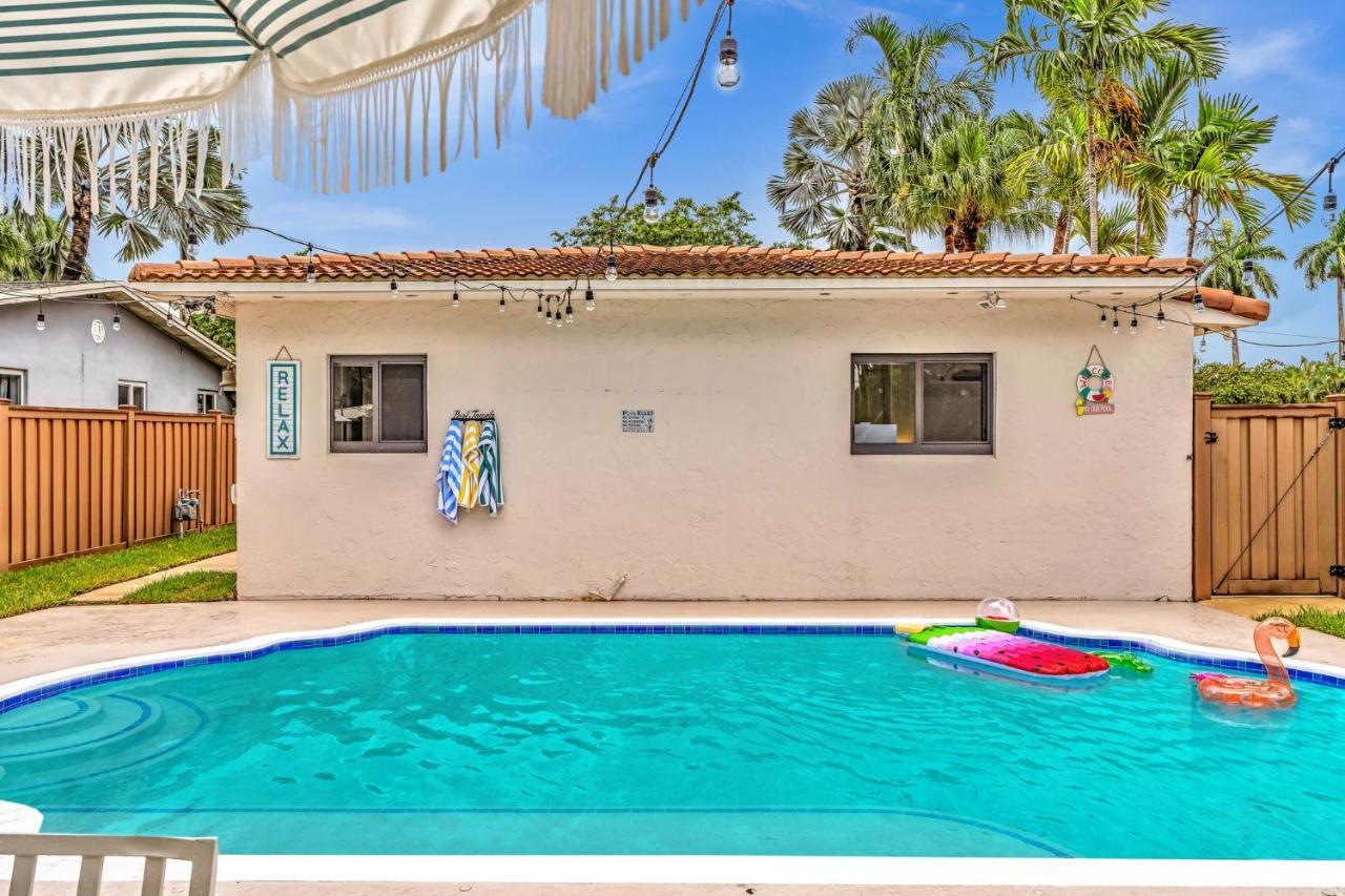 Tropical Oasis With Pool 10 Mins Airport & 5 Mins Beach Голлівуд Екстер'єр фото