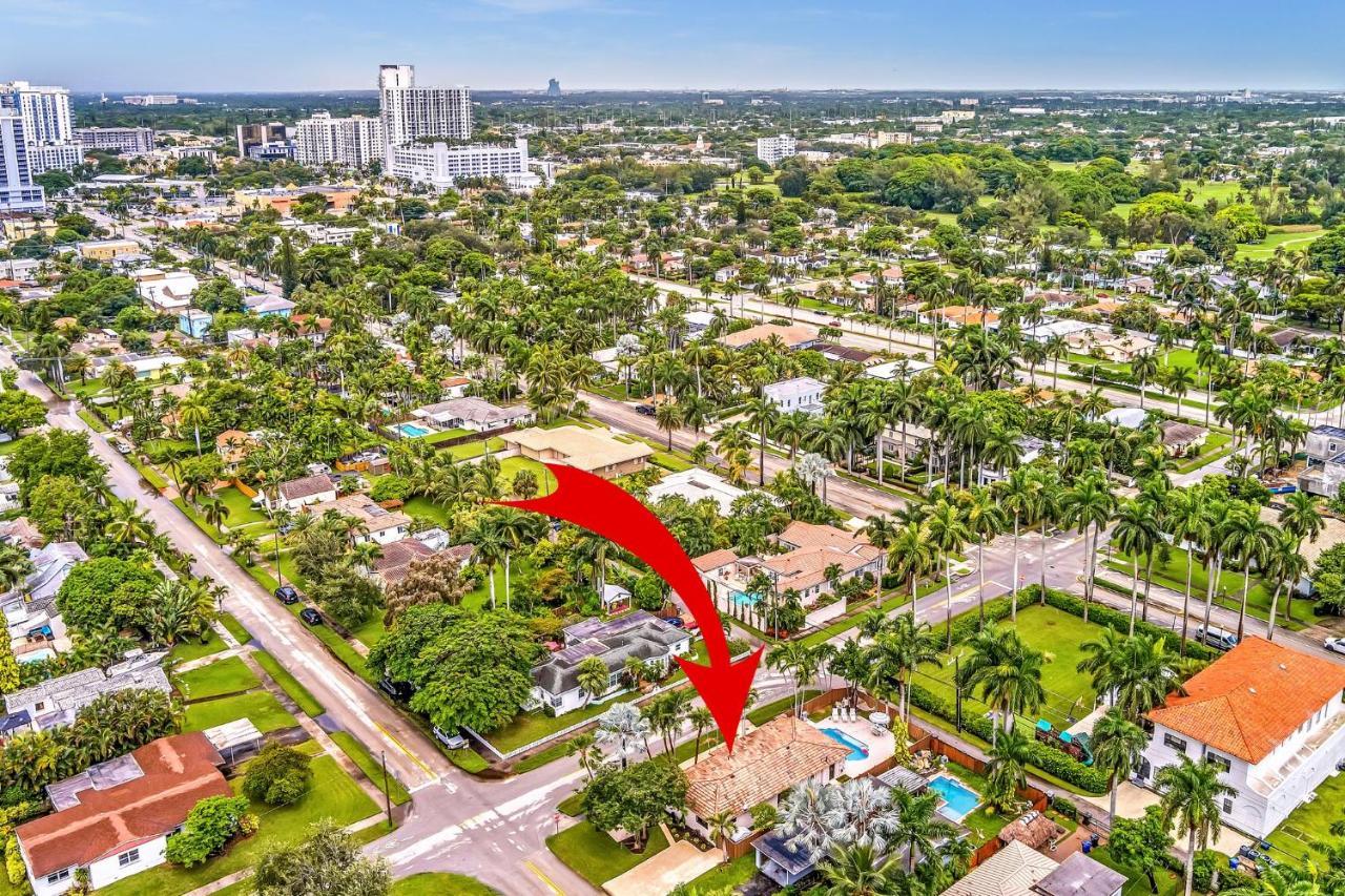 Tropical Oasis With Pool 10 Mins Airport & 5 Mins Beach Голлівуд Екстер'єр фото